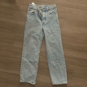 Ribcage Straight jeans light wash